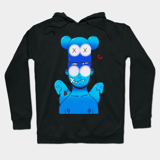 Mind Control Blue Hoodie by SonnyArt225